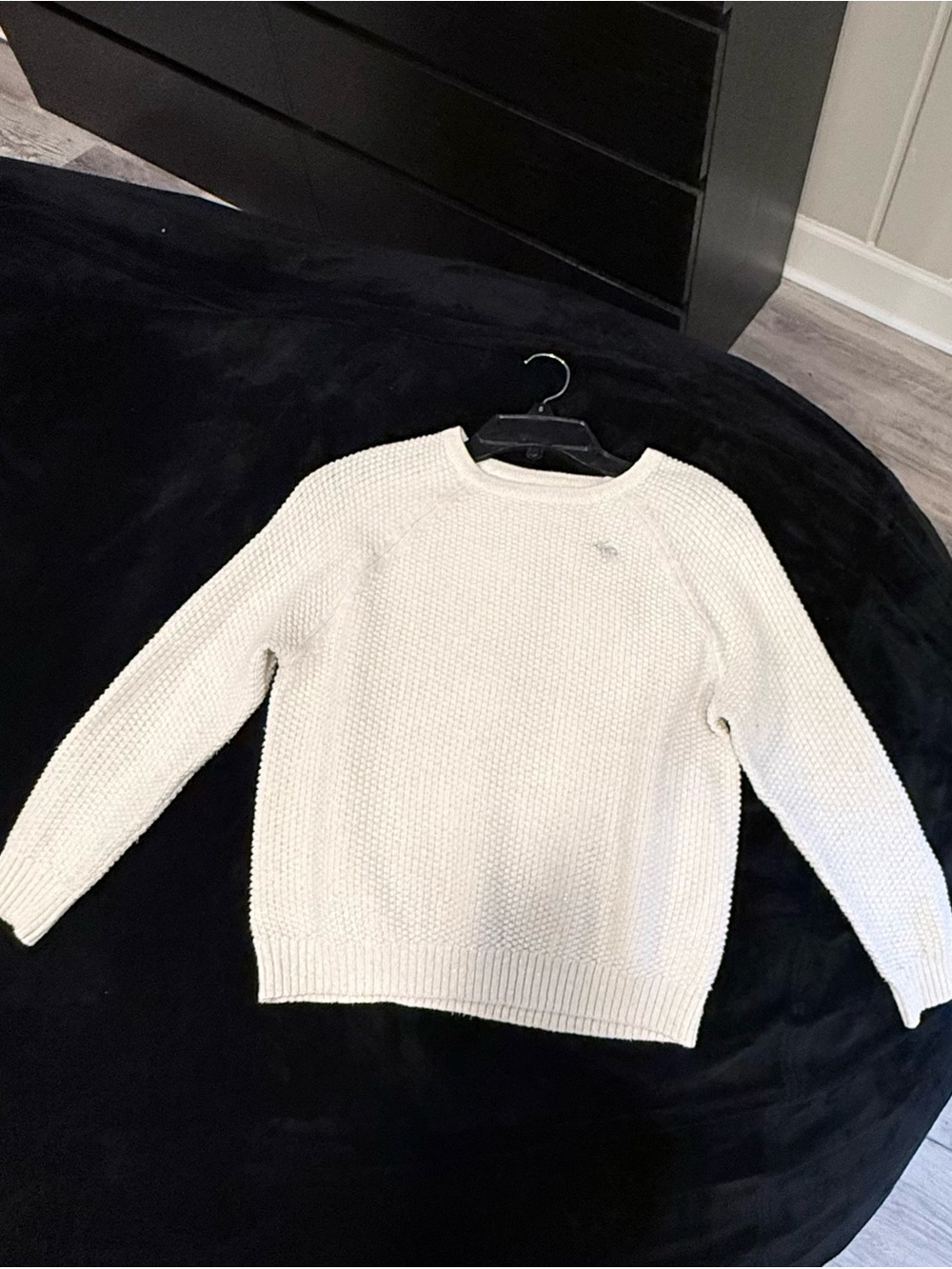 abercrombie kids Off-White Crewneck Sweater